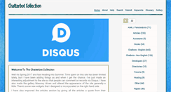 Desktop Screenshot of chatterbotcollection.com